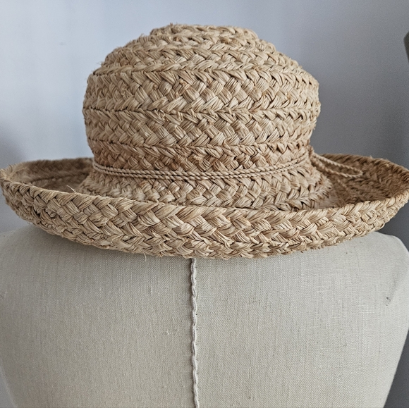 HELEN KAMINSKI Newport Natural Raffia Straw Brim Hat - Picture 6 of 10